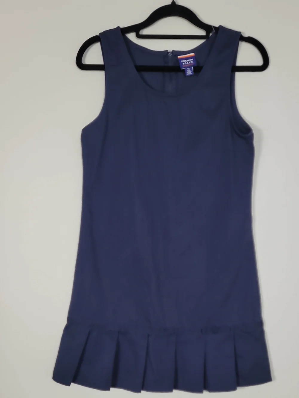 French Toast Girls School Uniform Dresses Set of 2 Size 12 Navy Khaki Kids